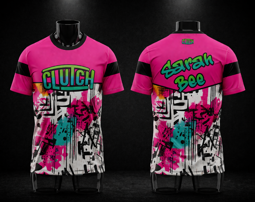 Graffiti Splatter Pink/Black