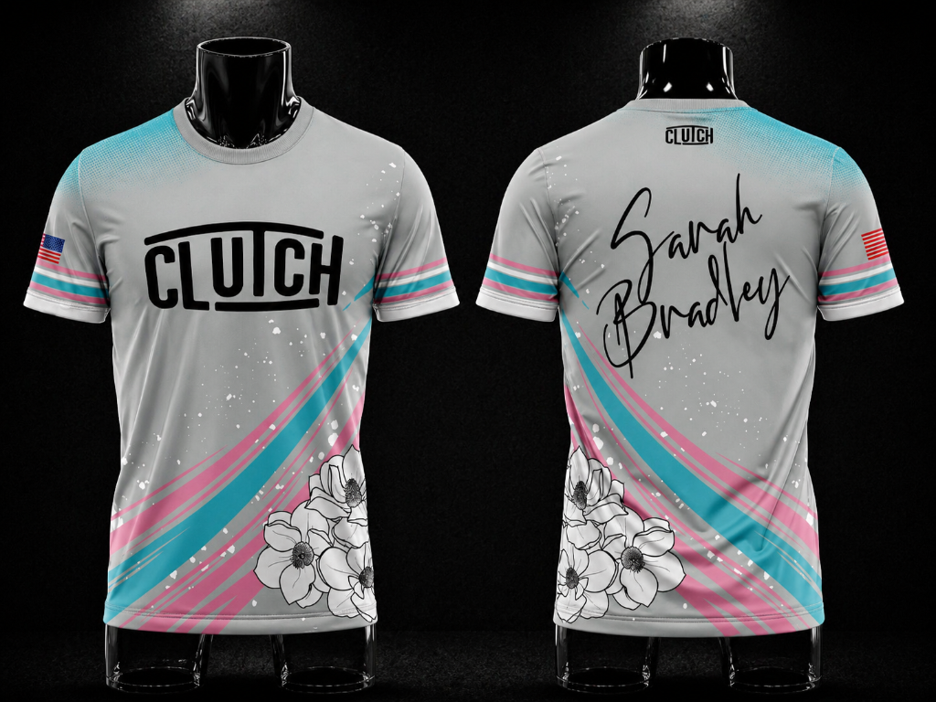 Floral Stripe Gray/Pink/Teal