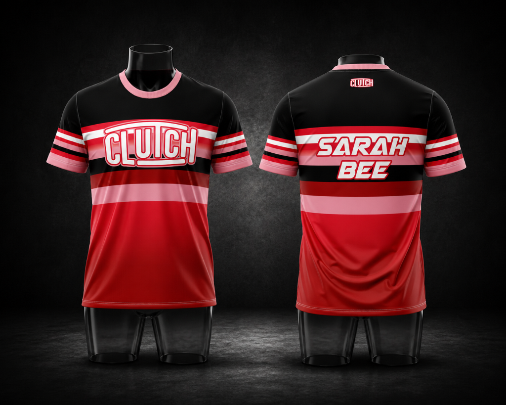 Clutch Red Stripe Jersey