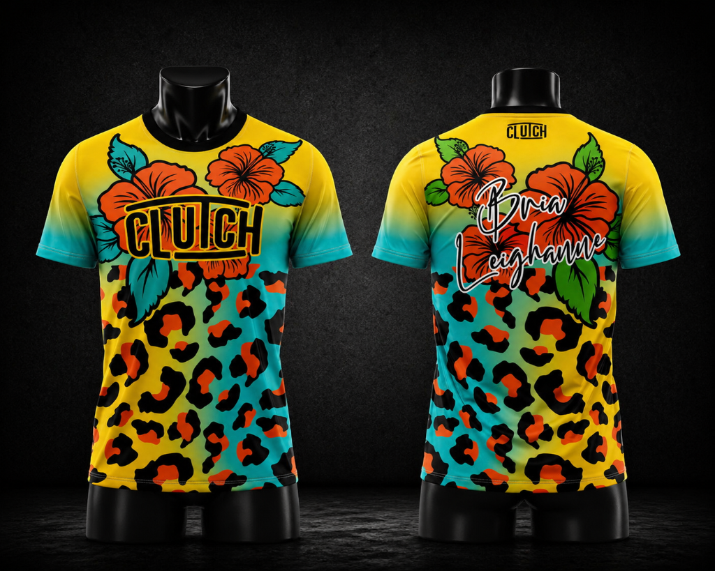 Clutch Tropical Leopard Jersey