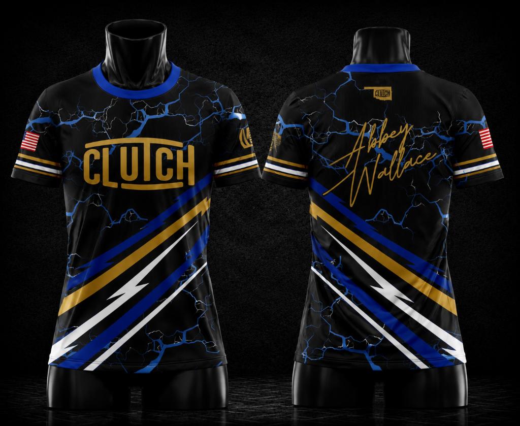 Clutch Thunder Jersey — Black/Blue/Gold