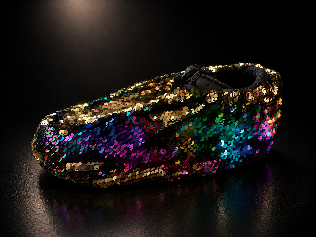 Two-Way Sequin Rainbow Shoe Covers