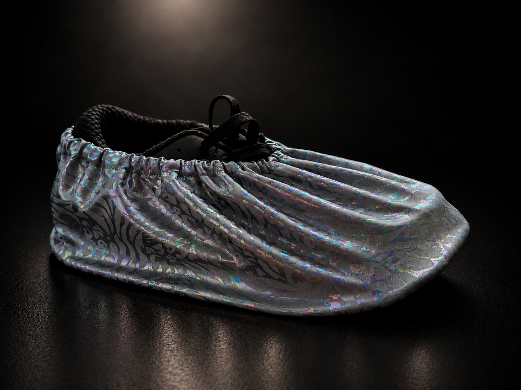 Iridescent Leopard/Zebra Shoe Covers