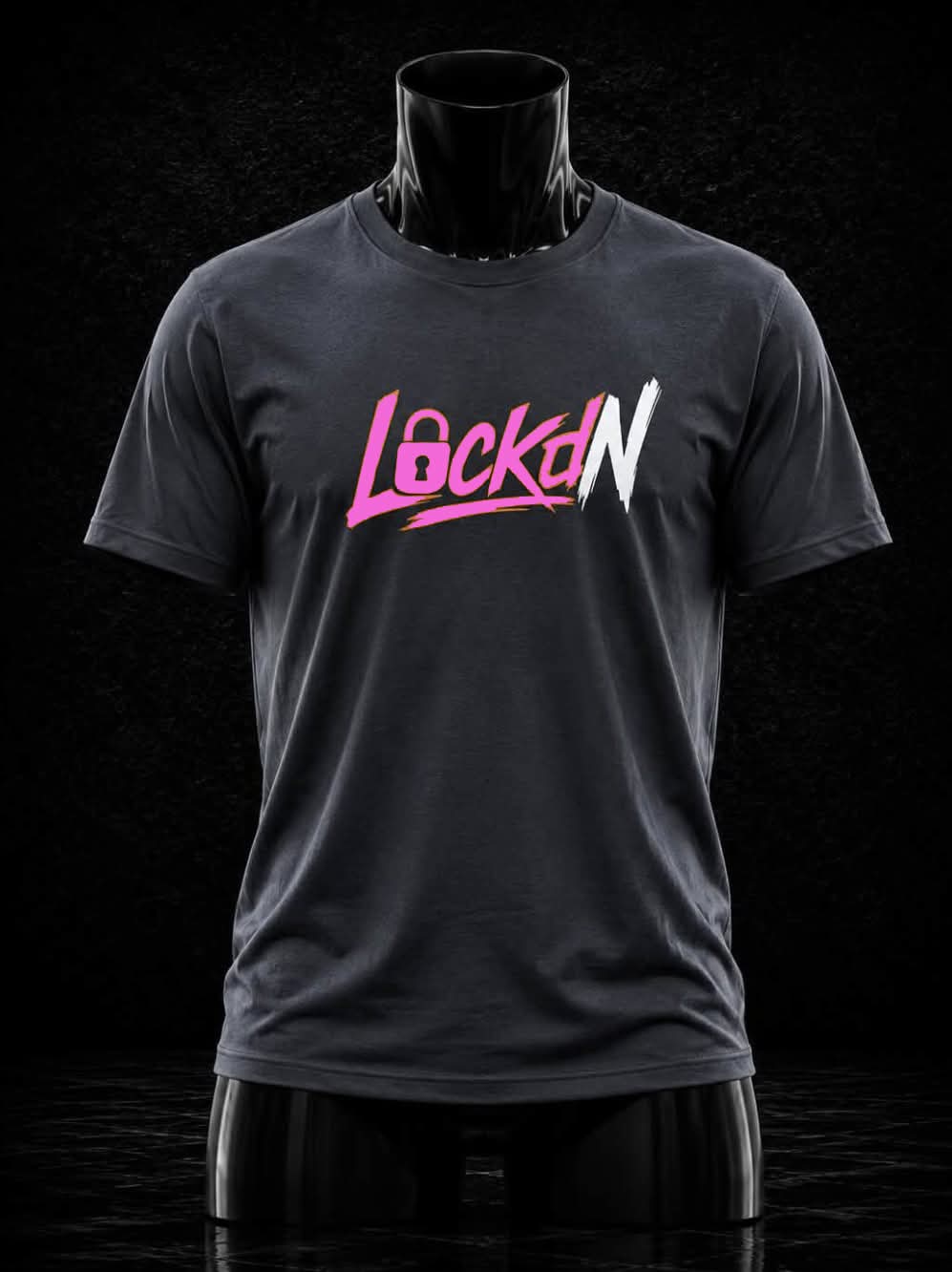 LockdN T-Shirt — Blk/Pink