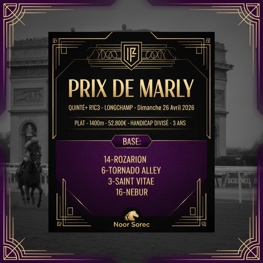 Fiche Course Prix de Marly Longchamp Quinté+