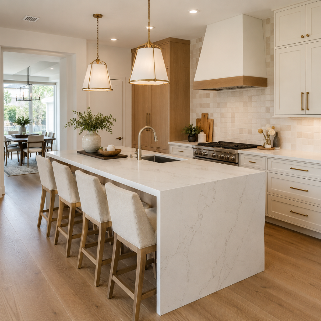 Modern kitchen remodel in Dallas home