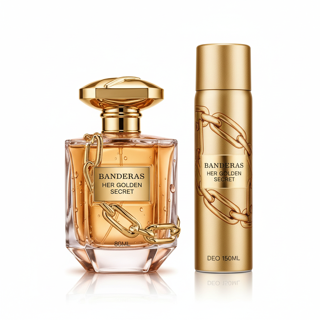 BANDERAS HER GOLDEN SECRET 80ML+ DEO 150ML