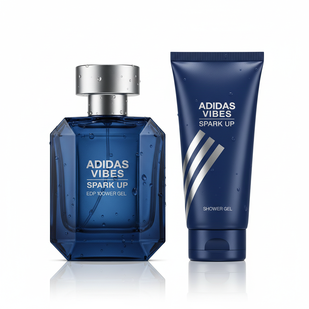 ADIDAS VIBES SPARK UP EDP 100ML+SHOWER GEL