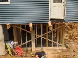 Dark Horse Construction foundation repair for a Northern Vermont home