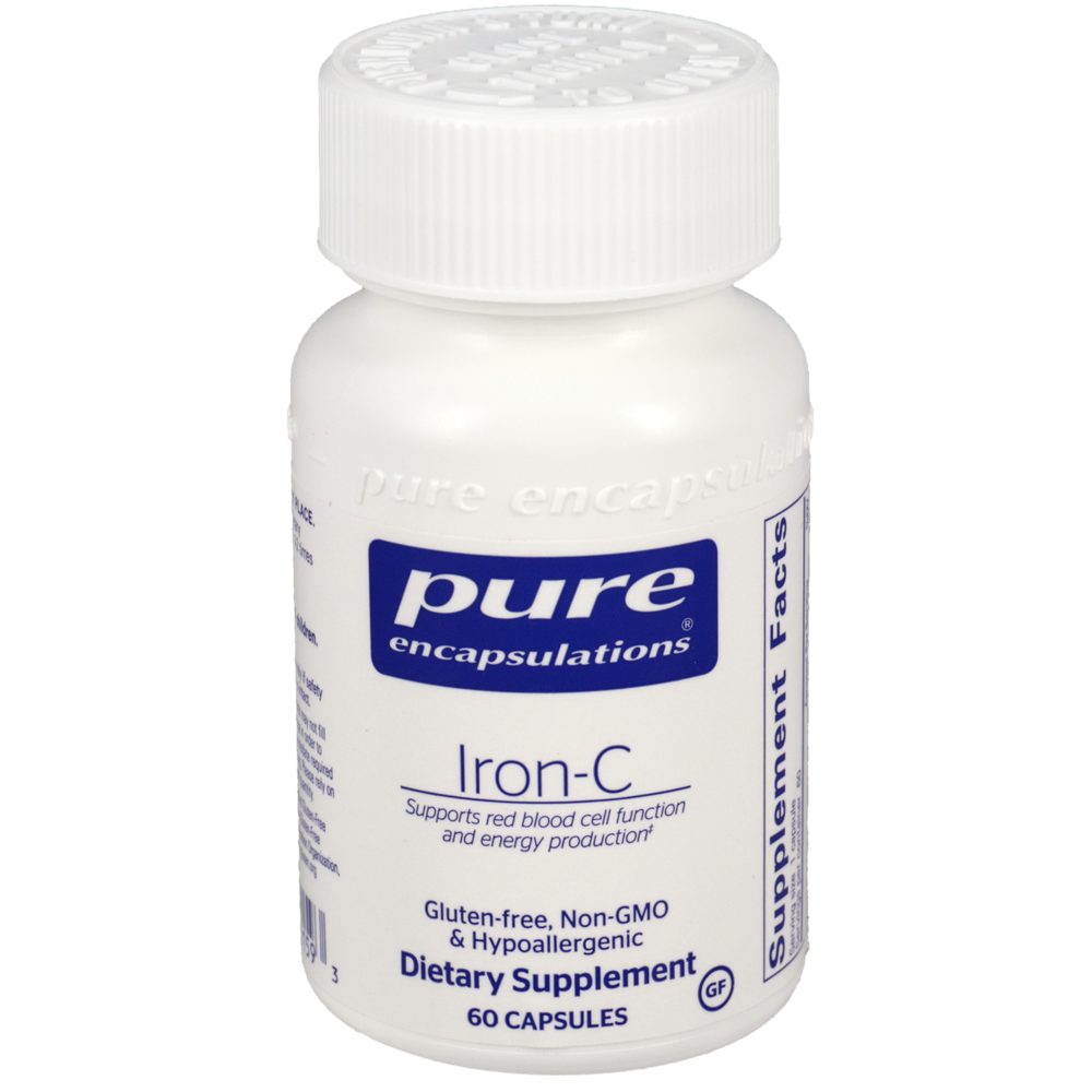 Pure Encapsulations Iron-C supplement bottle