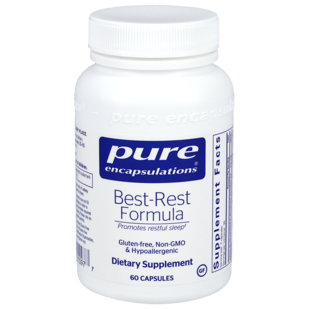 Pure Encapsulations Best-Rest Formula supplement bottle