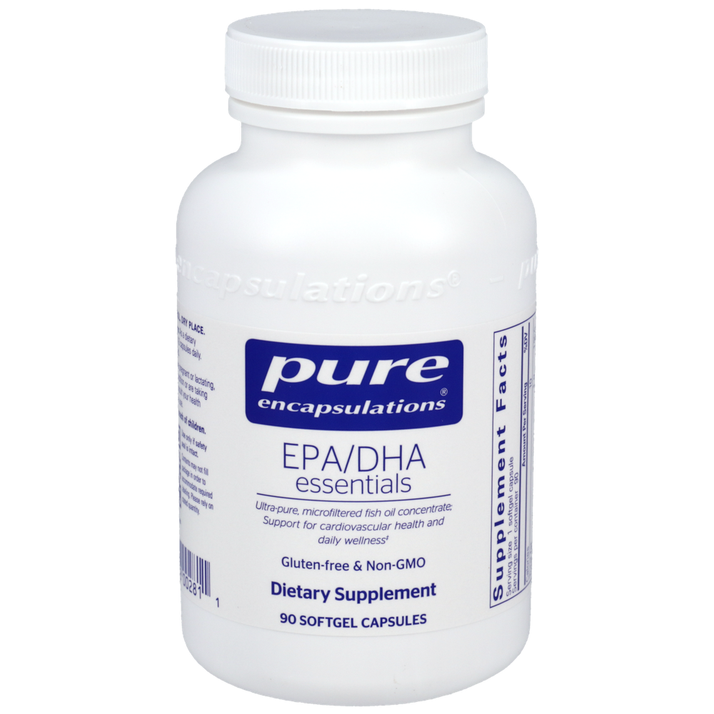 Pure Encapsulations EPA/DHA Essentials supplement bottle