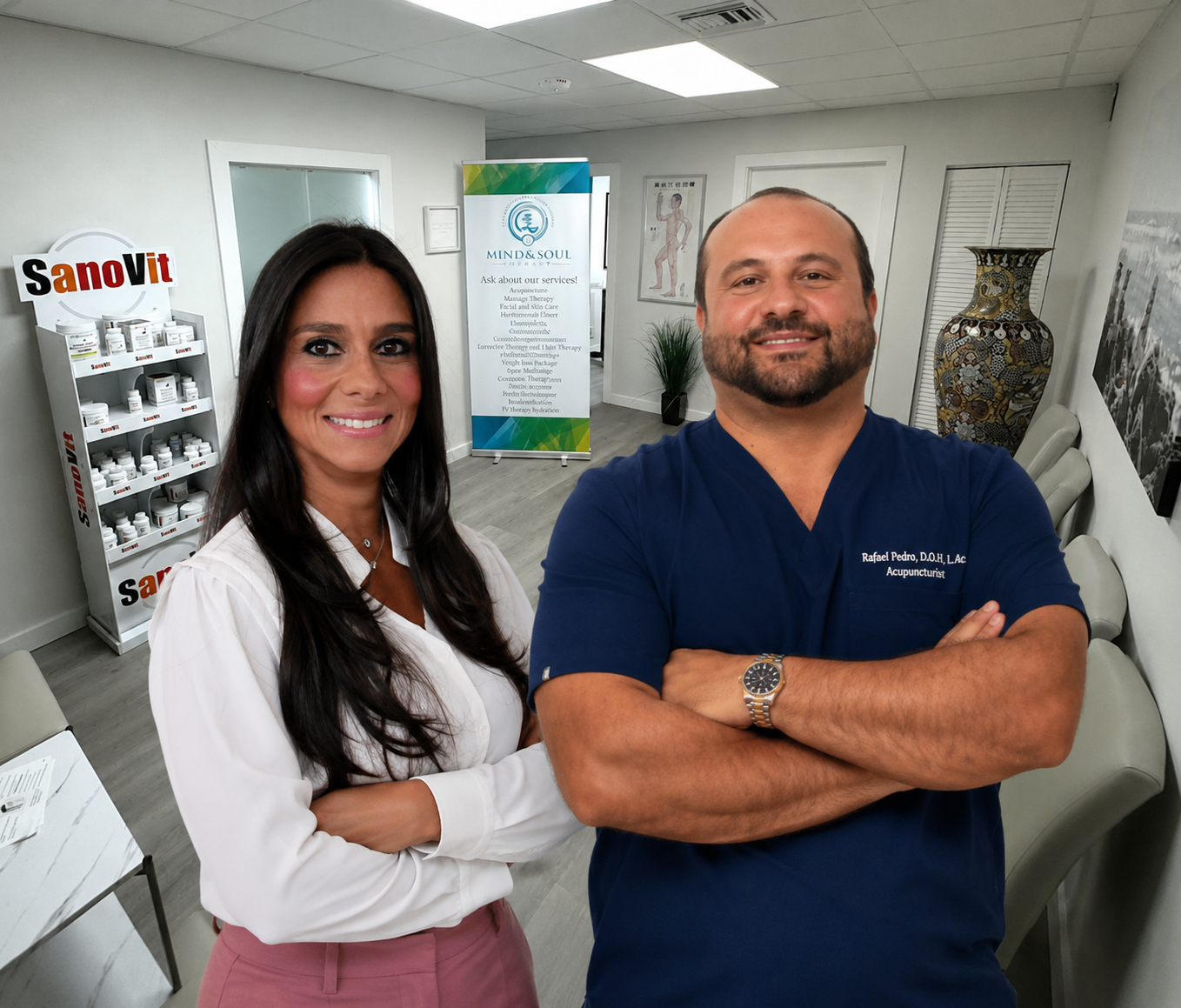Dr. Mariela Padro and Rafael Padro — Mind & Soul Therapy providers