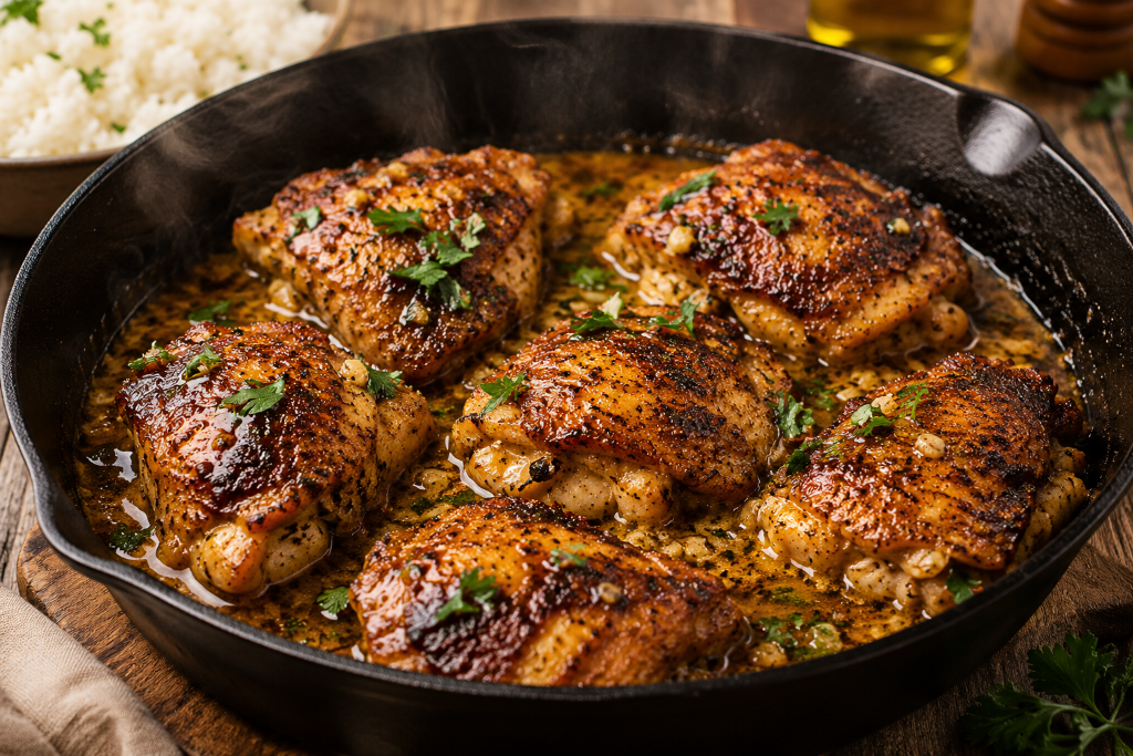 Cajun Cowboy Skillet Chicken