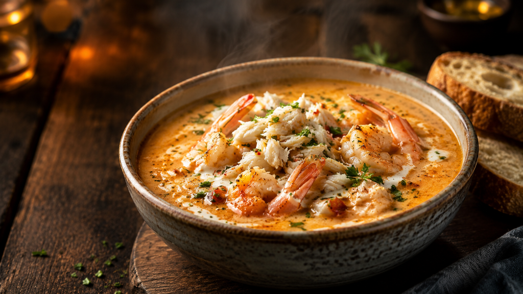 Crab and Shrimp Seafood Bisque