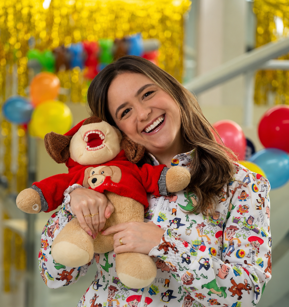 Dra. Guta com crianças