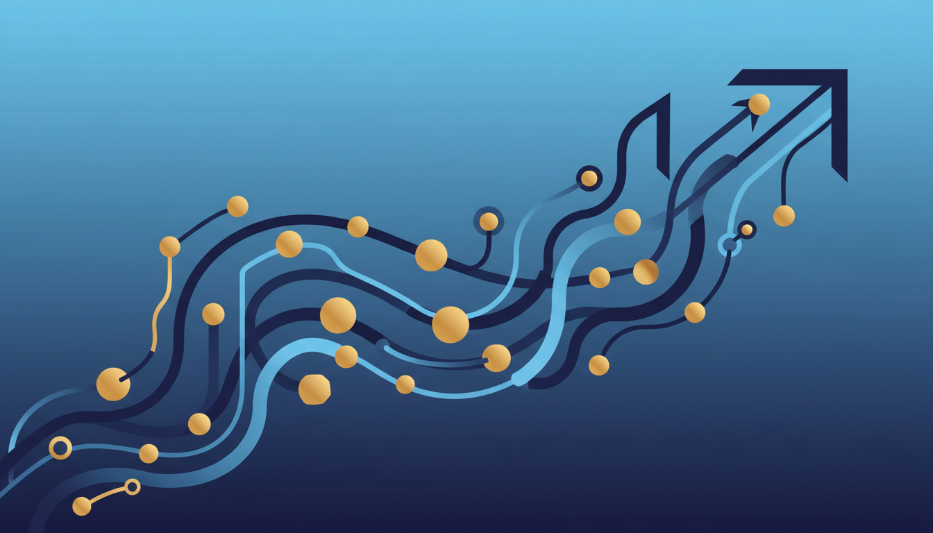 Education technology abstract background
