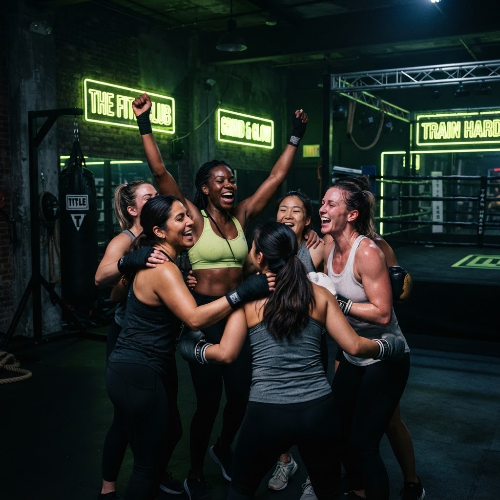 Hampton Hustle Fitness members training together as a community in St. Louis, MO