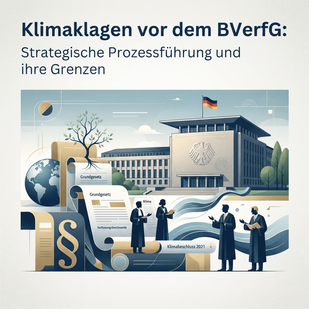 Klimaklagen vor dem BVerfG: Strategische Prozessführung und ihre Grenzen