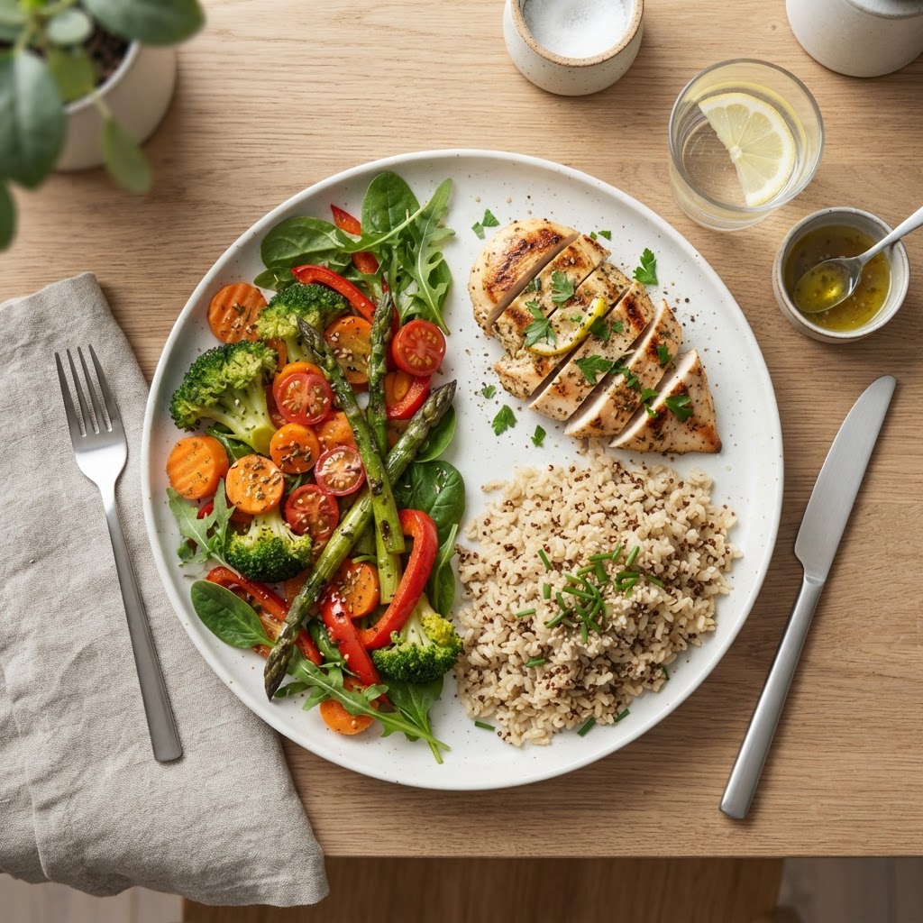 Muscles are built in the kitchen