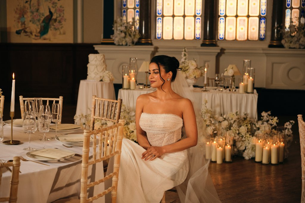 Reception transformation with florals