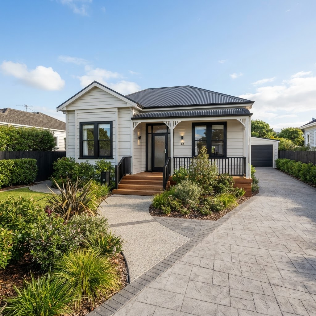 Fully renovated home exterior by ALLURE GROUP