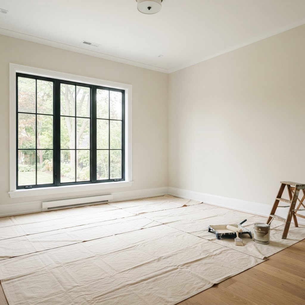 Interior house painting by ALLURE GROUP