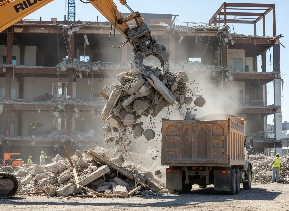 Construction Debris Hauling