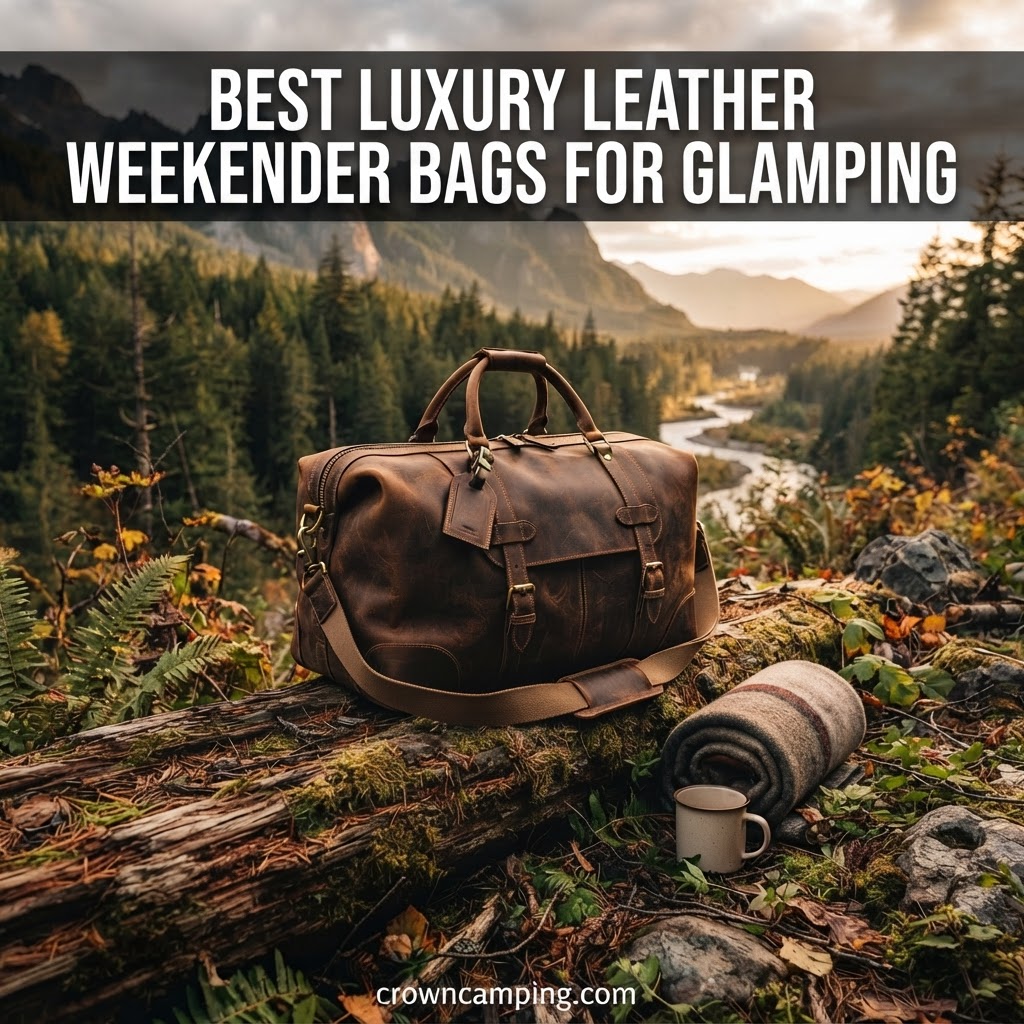10 Best Luxury Leather Weekender Bags for Stylish Glamping Trips