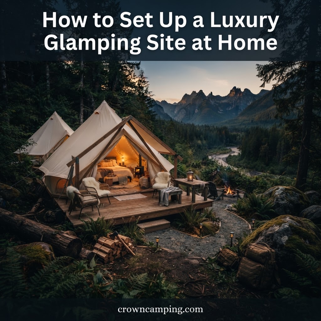 How to Set Up a Luxury Glamping Site at Home: The Ultimate Backyard Retreat Guide