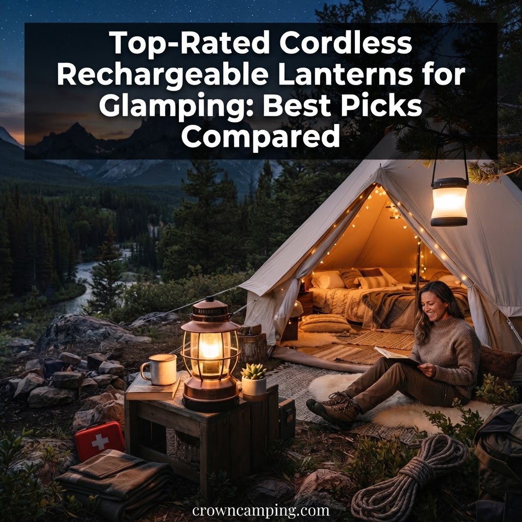 7 Best Cordless Rechargeable Lanterns for Your Next Glamping Trip