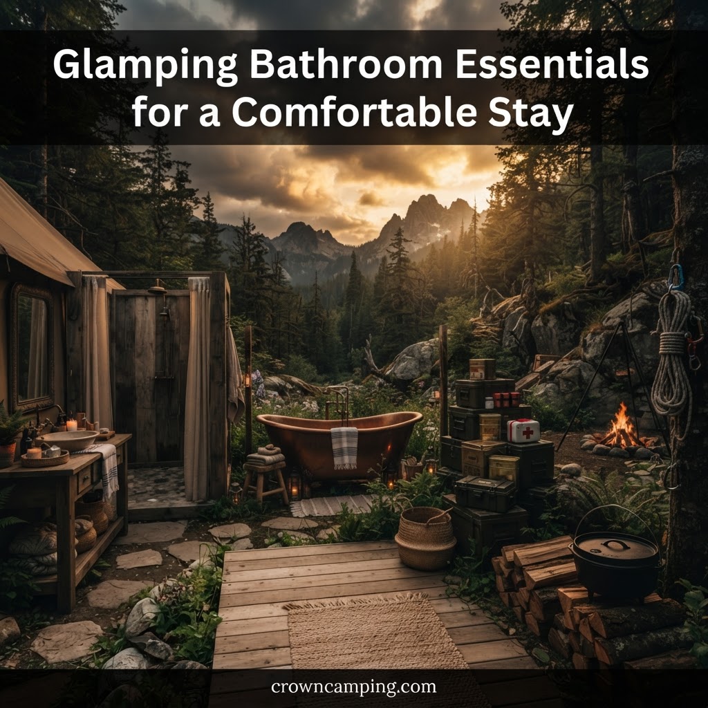 Glamping Bathroom Essentials: How to Stay Fresh & Comfortable Outdoors