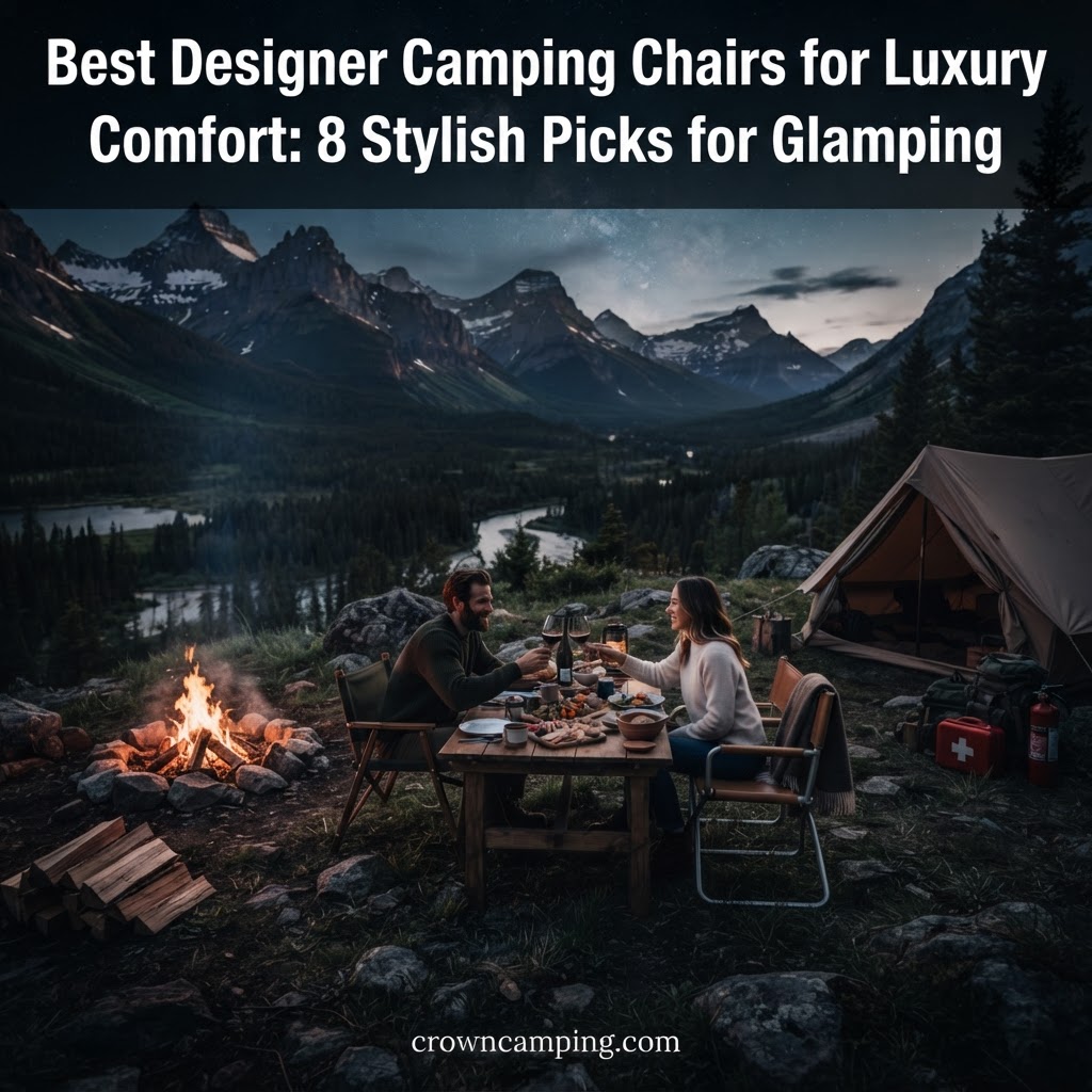 8 Best Designer Camping Chairs for Luxury Glamping Comfort