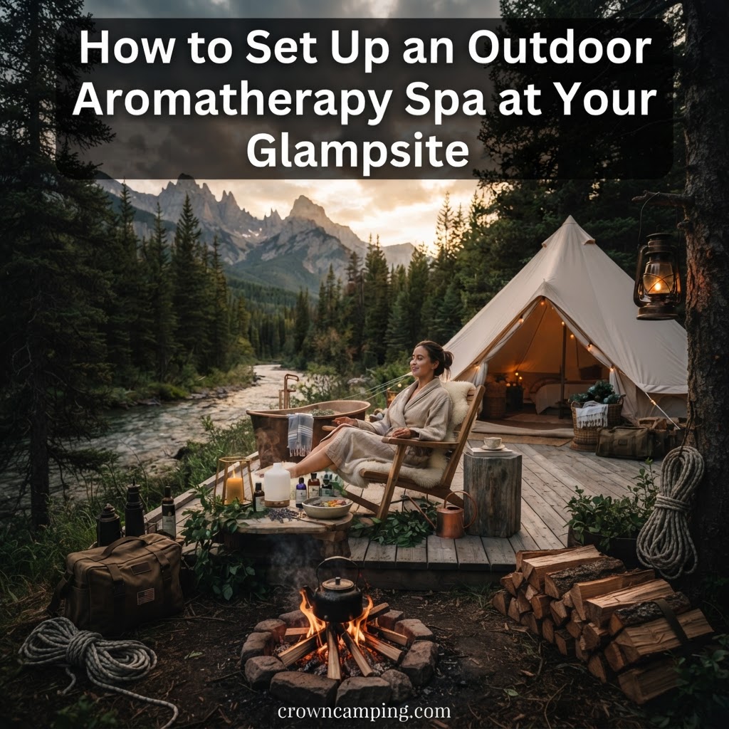 How to Set Up an Outdoor Aromatherapy Spa at Your Glampsite
