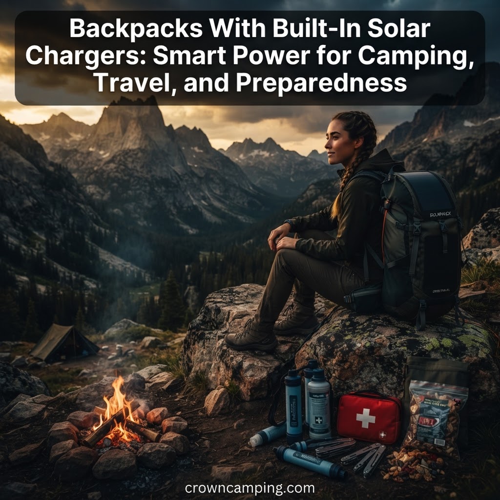 Stay Charged Anywhere: The Best Solar Charger Backpacks for Travel & Camping