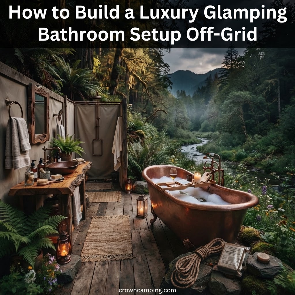 How to Build a Luxury Glamping Bathroom Setup Off-Grid