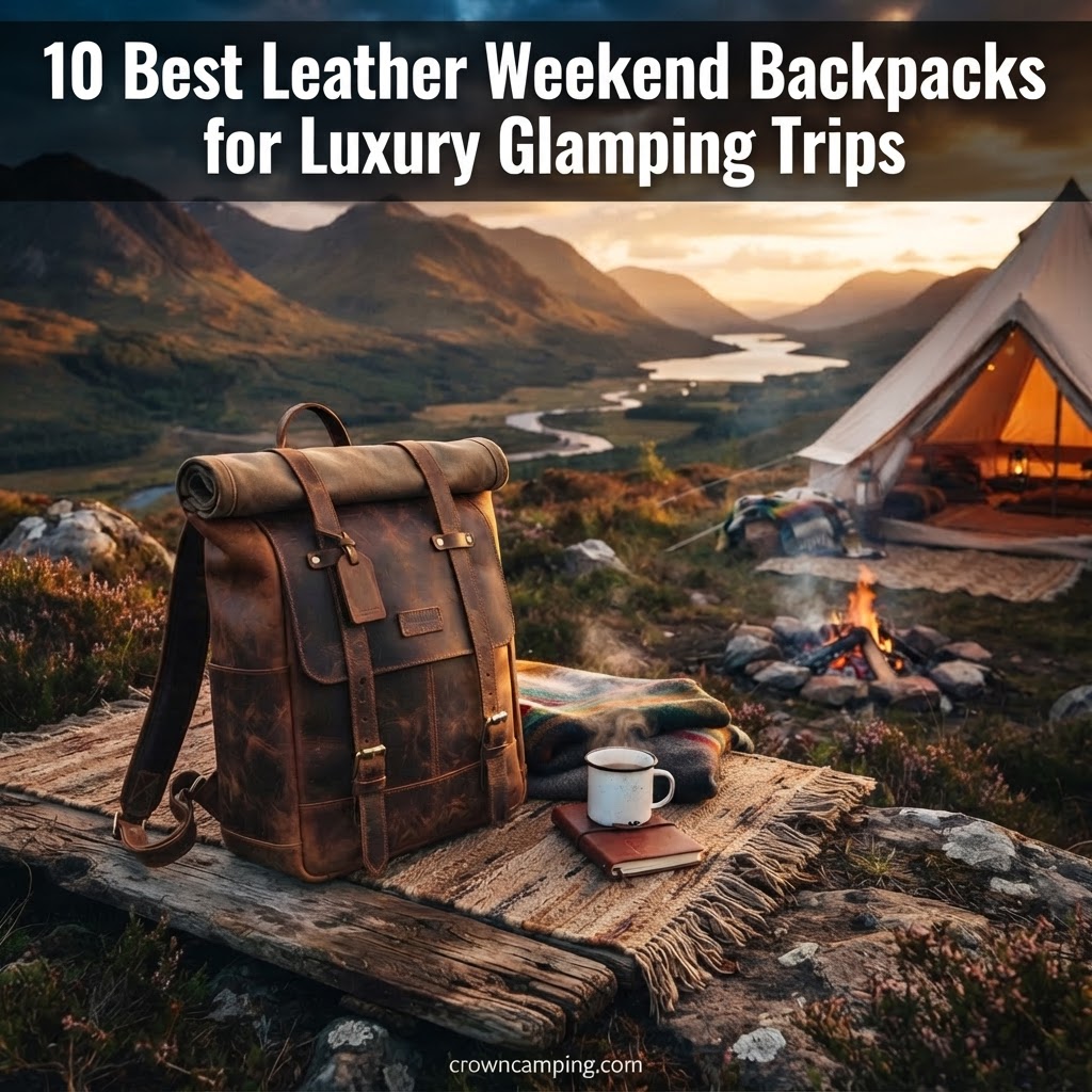 10 Best Leather Weekend Backpacks for Luxury Glamping Trips