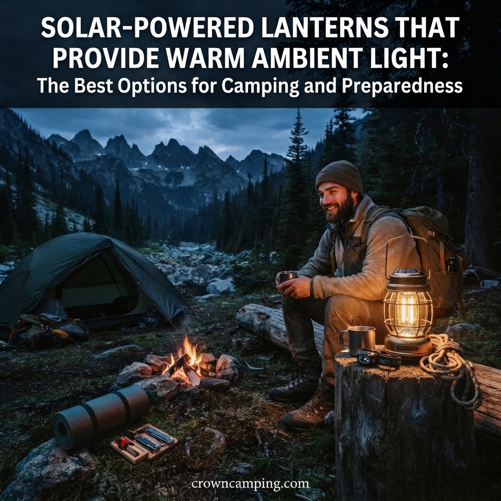 Best Solar-Powered Lanterns for Warm Ambient Light: Camping & Emergency Essentials