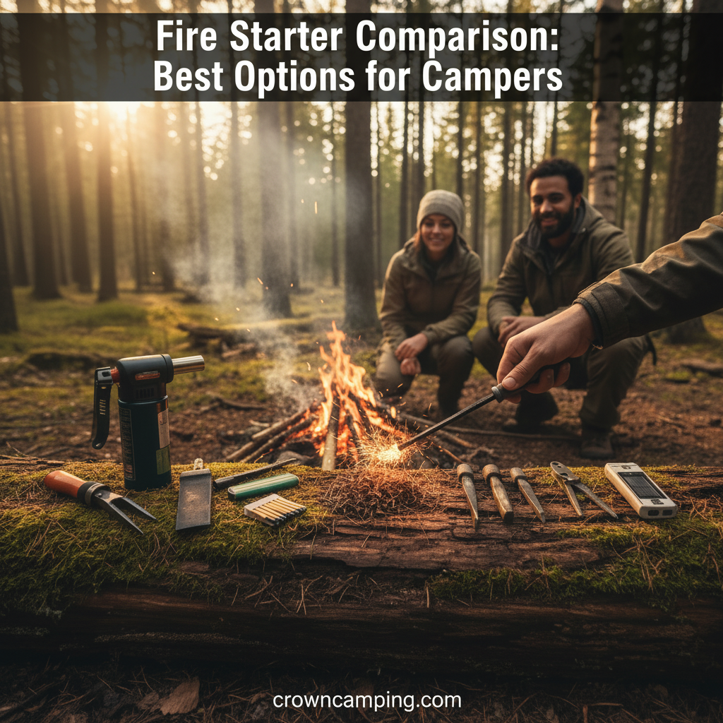 Top Fire Starters for Campers: Ultimate Comparison Guide