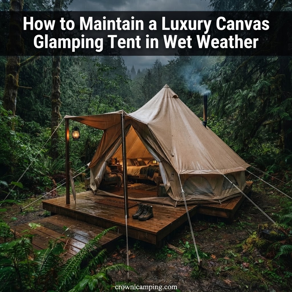 How to Maintain Your Luxury Canvas Glamping Tent in Wet Weather