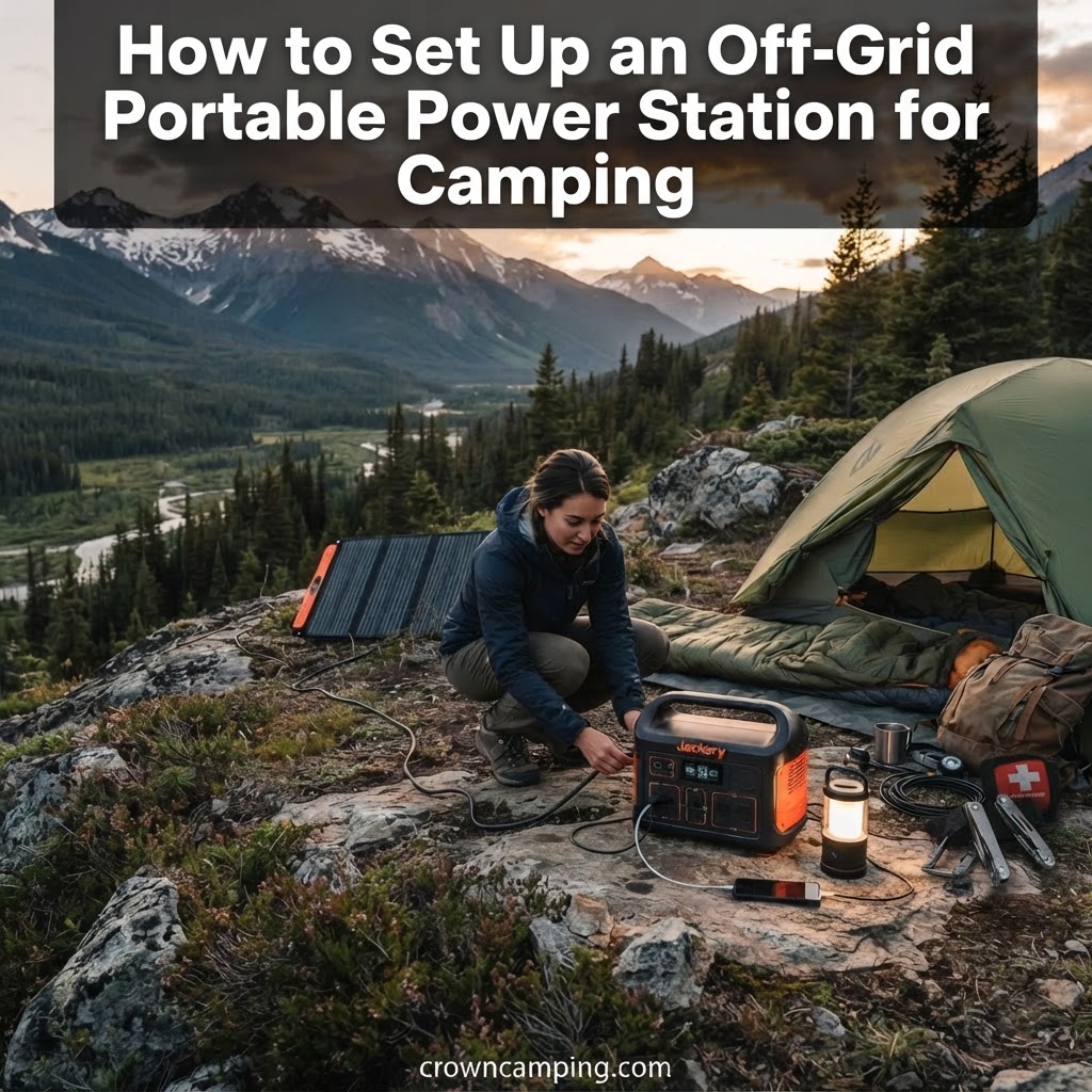 How to Set Up Your Off-Grid Portable Power Station for Camping