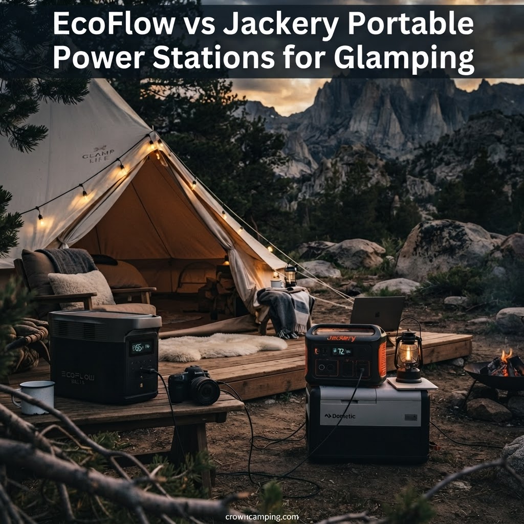 EcoFlow vs Jackery: Which Portable Power Station is Best for Glamping?