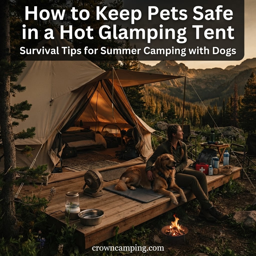 How to Keep Pets Safe in a Hot Glamping Tent: The Ultimate Guide