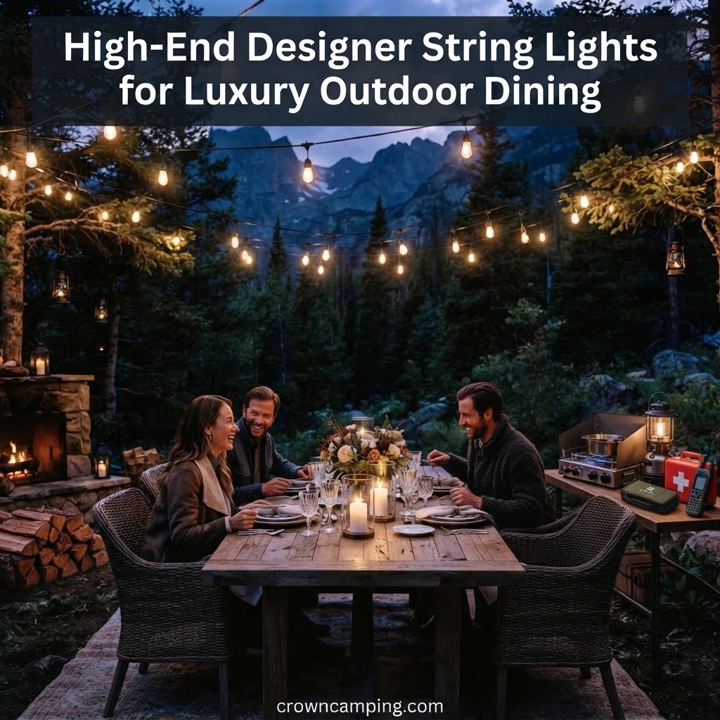 Elevate Your Patio: High-End Designer String Lights for Luxury Outdoor Dining