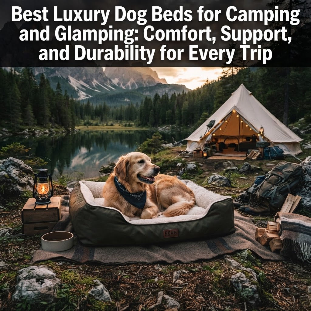 Best Luxury Dog Beds for Camping & Glamping: Comfort & Durability for Your Pup