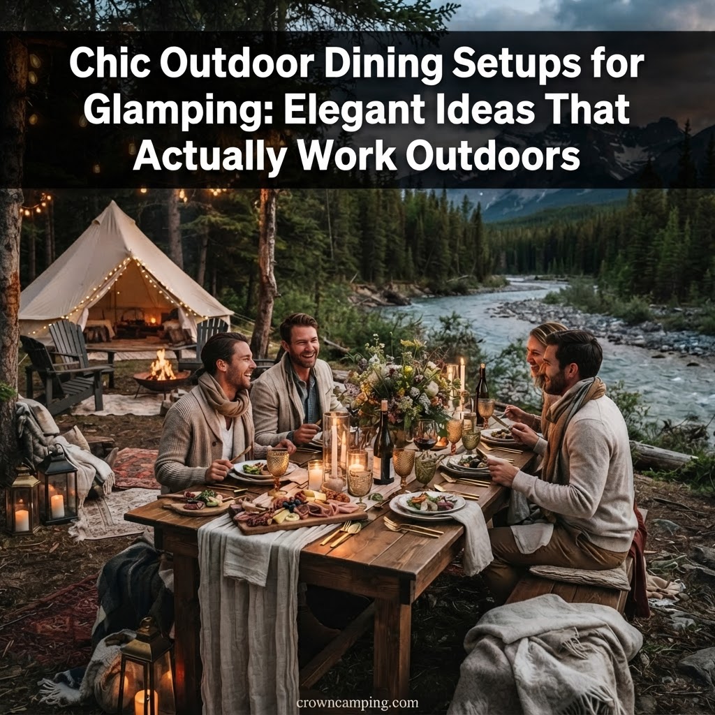 Elevate Your Campsite: Chic Outdoor Dining Setups for Glamping