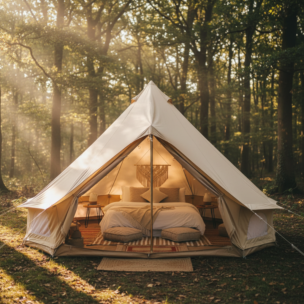 White Duck Canvas 13ft Bell Tent
