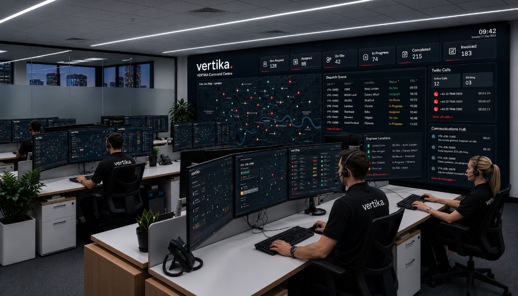 Vertika dispatch centre operations