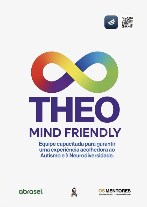 Placa do Selo Theo Mind Friendly