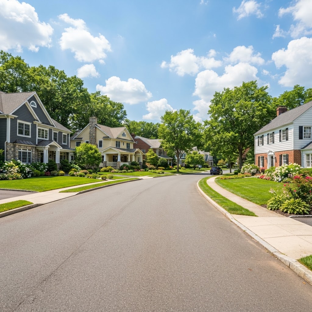 New Jersey suburban neighborhood